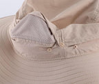Connectyle Sun Hat for Men Women Outdoor UV Protection Safari Hat for Fishing Hiking Gardening Breathable Cowboy Hat UPF50