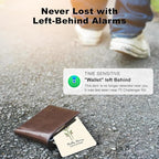 Wallet Tracker Card (iOS Only), Rechargeable Bluetooth Smart Tracking for Apple Find My Compatible Anti Tracker for Men Women Slim Item Locator for Purse Passport Key Luggage Tag (1Pcs/DEC FLR)