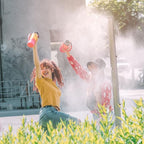 Farsea Insulated Water Bottle With Paracord Handle, Protective Silicone Boot and 2 Lids (Straw Lid & Spout Lid), Stainless Steel Water Bottle Wide Mouth, Double Wall Sweat-Proof BPA-Free,12 oz