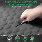 Self Inflating Sleeping Pad with Electric Pump, 4”Ultra-Thick Memory Foam Camping Mattress Pad, Ultralight Camping Sleeping Pad, 9.5 R-Value Insulated Sleeping Mat for Car Travel