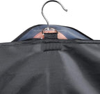 Univivi Garment Bags Clothes Covers for Storage, 60 Inch Dress Garment Bags Hanging Clothes Bags with Zipper, Gown Garment Bag for Long Dresses, Set of 12