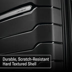 Samsonite Freeform Hardside Expandable with Double Spinner Wheels, Mint Green, Checked-Medium 24-Inch