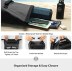 STOVER 5/10/25/30/40/55L Waterproof Backpack- Floating Dry Bag for Kayaking, Travel, Beach, Hiking, & Camping, Men/Women