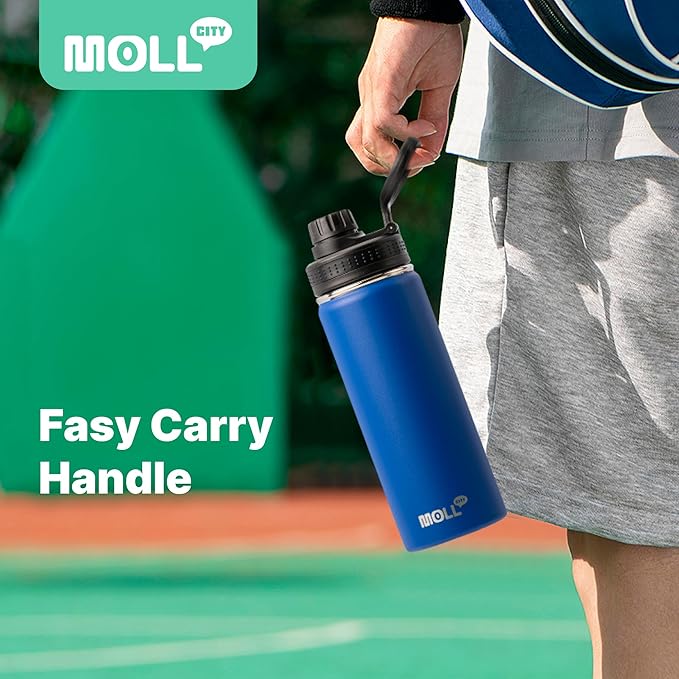 Kids Insulated Water Bottle-12 oz Stainless Steel Vacuum Wide Mouth Sports Water Bottle for School-Small Metal Water Flask for Girls Boys, BPA-Free(Hot Pink)