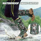 ZHZ Snake Gaiters Durable Waterproof Snake Chaps Lower Legs Protection,Snake Guards with Adjustable Size for Men & Women,Used for Hunting,Hiking and Farm Work