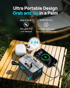 Portable Power Station 28000mAh LiFePO4 Battery, 100W Solar Power Bank, Small Generator with AC Outlet 200W Surge, 4-Port USB & PD, Fast Charging for Laptop, Camping, Emergency, Travel, (TSA Approved)