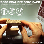 Katadyn NRG-5 Emergency Food Ration 500g Pack of 24 (216 Bars) Ready to Eat 2380 kcal per Pack, Vegan, Lactose-Free, GMO-Free | Long-Term Survival, Emergency Preparedness & Outdoor Adventure Food Bars