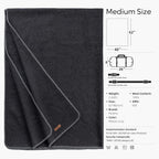 100% Wool Blanket, 48" x 62", Warm, Thick, Washable, Military Wool Blanket, Great for Camping, Outdoors, Sporting Events, Survival Kits