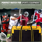 Jetstream Heavy Duty Multi Pocket Durable Sports Gym Equipment Travel Duffel Bag