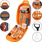 Camping Cooking Utensils Set- Camping Essentials Cookware Accessories Gear Must Haves Camper Tent Camp Kitchen Rv Gadgets Outdoor Stove Portable Picnic Gifts for Women BBQ Stuff