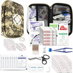 Car-Home Survival First-Aid Kit Emergency-Kit - Camouflage 273Piece Equipment Travel Supplies First Aid Set Home Essentials Camping Hiking YIDERBO