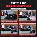 Dual Fuel Portable Stove Combo, Dual Fuel Butane & Propane Stove, 12K BTU Portable Camping Stoves w/ 4 x 8 oz. Butane Tin Canister for Camping, Emergencies & Outdoor Cooking, Grill by Grill Boss 90057