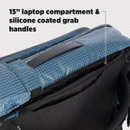 Topo Designs Global Travel Bag 30-40 Liter - Carry-on Compliant Versatile Pack, 3 Carry Options, External Laptop Sleeve (Eco-Friendly, 30L, Apex Black)