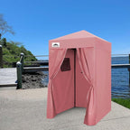 EAGLE PEAK Flex Ultra Compact 4x4 Pop-up Canopy, Sun Shelter, Changing Room, Portable Privacy Canopy Cabana for Pool, Fashion Photoshoots, or Camping, Pink