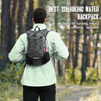 Lightweight Hydration Backpack, Running Backpack with 2L Water Bladder, Hydro Water Daypack for Cycling Hiking Rave for Men Women