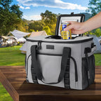 BALEINE Extra Large Soft Cooler Bag, Portable Leakproof Cooler, 40/60 Cans Volume for Beach, Camping, Kayaking, Travel, and Road Trips