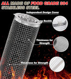 Rolling Grilling Baskets for Outdoor BBq Barbecue Women Men Gifts Ideas for Grandpa Dad Father Day Husband Brother Uncle Godfather Boss Him Wife Thank You Appreciation Retirement Who Like to Grill