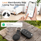 Air Tracker Tags, Bluetooth Tracker for Apple Find My, Keys Finder Tracking Tags Item Locator with Sounds Smart Tag Keys Item Finders Smart Tag for Keys, Kids, Pets, Bags, Luggage,Suitcases (1 Pack)