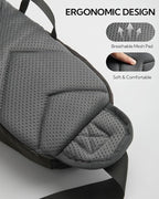 WATERFLY Fanny Pack Waist Bag: Hiking Water Bottle Holder with Strap Waist Pack for Women Men Hydration Hip Packs for Running Walking Traveling-Coffee Brown