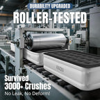 Twin Air Mattress with Built-in Pump, 18" Top Inflatable Mattress with Waterproof Flocking Fabric, Three-Minute Quick-Inflatable Bed. Portable Blow Up Mattress for Home, Outdoor and Guests