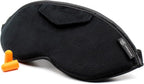 Dream Essentials Opulence Micro Plush Sleep Mask with Earplugs and Pocket in Front of mask - Black Velvet