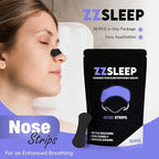 ZZSLEEP Nasal Strips (30 Strips) – Extra-Strength Strips for Better Sleep, Snoring Relief & Enhanced Breathing – Ideal for Sports, Exercise & Nighttime Use – Skin-Friendly, Sweat-Resistant Nose Tape