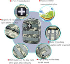 Carlebben EMT MOLLE Ifak Pouch Tactical MOLLE Medical First Aid Kit Utility Pouch ACU Camouflage