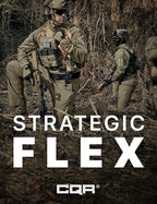 CQR Men's Flex Ripstop Tactical Pants, Water Resistant Stretch Cargo Pants, Lightweight EDC Hiking Work Pants