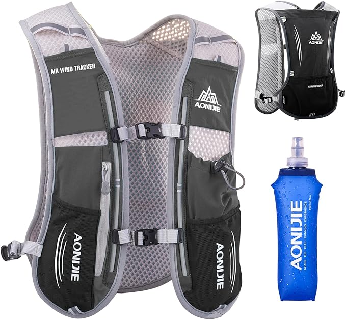 Azarxis Hydration Running Vest Backpack Pack 5L 5.5L for Women and Men Jogging Trail Race Marathon Cycling Hiking