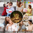 Cardinal Solar Lantern Outdoor Cardinal Decor Garden Decor Waterproof Decor Light Hanging Solar Lights Yard Decor, Gifts for Women Gifts for Mom Gifts for Grandma Cardinal Gifts