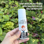 Quitch Mosquito Bug Repellent Roll On, Bug Spray for Kids Insect Repellent Travel Size, DEET-Free Vacation Essentials Travel Bug Spray, Natural Bug Repellent Wipes Alternative for People, Citronella