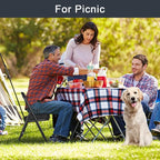 Mini Padded Folding Chairs, Garage Stool, Portable Camping Chair with Cushion, Lightweight Lawn Chair, for Outdoor Sports Events, Patio, Fishing, Hiking, Hunting, Picnic, Beach (Black 2 Pack)