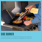 Charbroil Performance Series 4-Burner Gas Grill Cabinet with Side Burner, Gray - 463254025