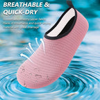 Deevike Water Shoes for Women Men Barefoot Quick-Dry Aqua Socks Slip-on for Beach Swim Surf Yoga Exercise