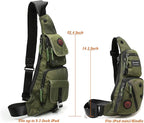 NICGID Sling Bag Chest Shoulder Backpack Crossbody Bags Casual Daypack for Men Women