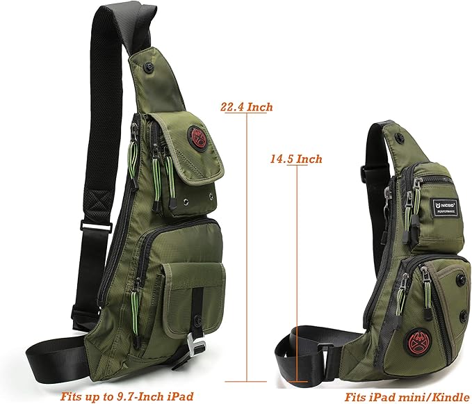 NICGID Sling Bag Chest Shoulder Backpack Crossbody Bags Casual Daypack for Men Women