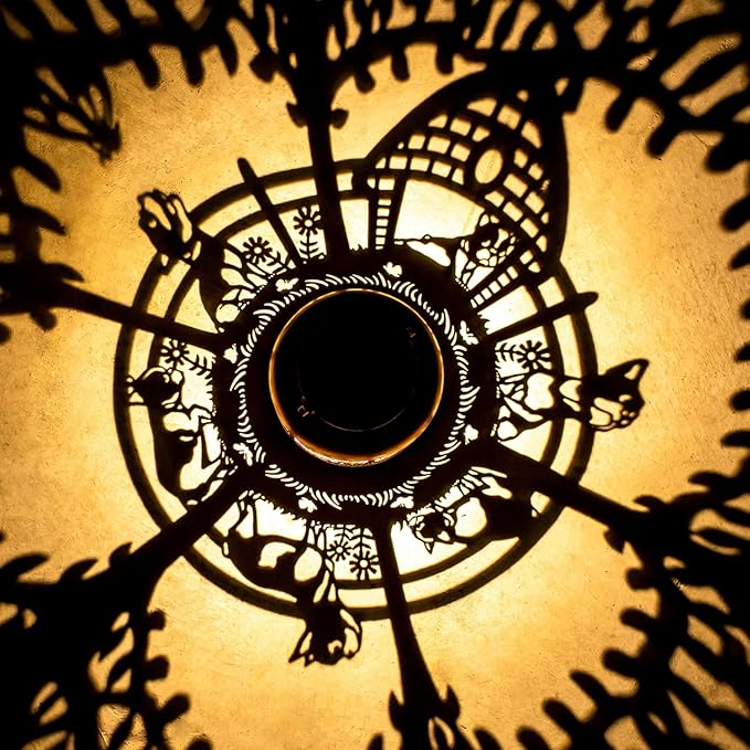 2 Pack French Bulldog Solar Lanterns Outdoor Waterproof,Hanging Solar Lights French Bulldog Gifts for Women Men Metal LED Decorative Light for Yard,Patio,Lawn,Tabletop,Pathway,Landscape,Garden Decor