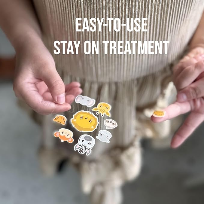 Quitch Mosquito Bite Relief Safari Animal Patches, Bug Bite Anti Itch Cream Alternative for Kids and Baby, Insect Bite Relief, After Bite Relief, Travel Essential for Summer Camp, Cruise and Outdoors