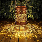 Solar Lanterns Outdoor Waterproof Garden Decor Birthday Gifts for Women Mom Grandma Hanging Solar Lights Metal Decoration Outside for Yard, Patio (Highland Cattle)