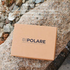 Polare Luxury RFID Blocking Leather Passport Holder Travel Wallet For Men and Women (Dark Brown with AirTag Slot)