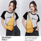 Sling Bag Crossbody Bags for Women Small Cross Body Bag Fanny Packs Chest Sling Purse for Daily Travel Leisure Sport