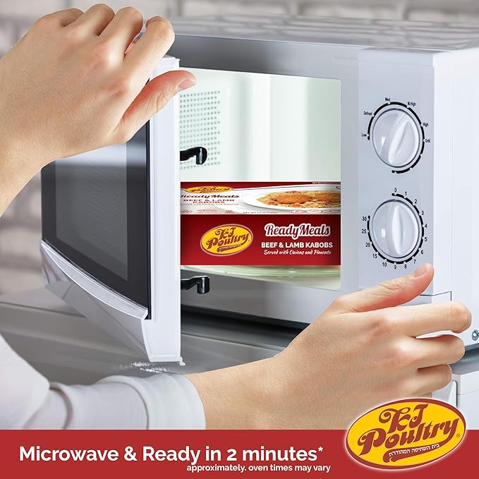 KJ Poultry Kosher Ready Meals - (6 Pack Ultimate Variety - Beef & Chicken) Prepared Entree Fully Cooked, Shelf Stable Microwave Dinner Travel Military Camping Emergency Survival Protein