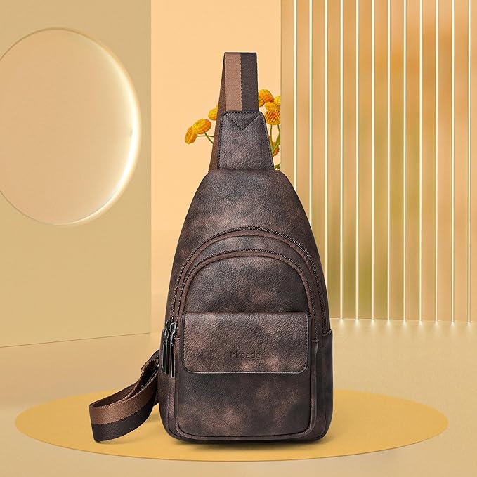 Sling Bag Crossbody Bags for Women Small Cross Body Bag Fanny Packs Chest Sling Purse for Daily Travel Leisure Sport