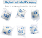 RISEN Cohesive Bandage 2” x 5 Yards, 6 Rolls, Self Adherent Wrap Medical Tape, Adhesive Flexible Breathable First Aid Gauze Ideal for Stretch Athletic