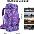Hiking Backpack for Men 70L/100L Camping Backpack Military Rucksack Molle 3 Days Assault Pack for Climbing