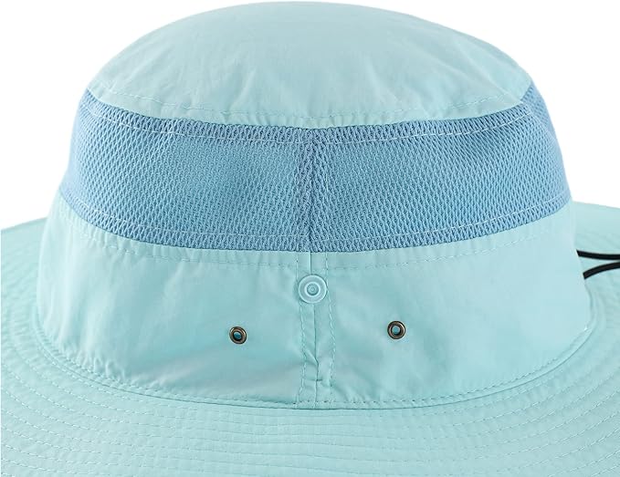 Connectyle Wide Brim Sun Hat for Men Breathable Cowboy Boonie Hat UPF 50+ Sun Protection Bucket Hat for Fishing Hiking