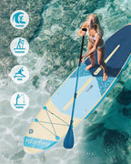 Highpi Inflatable Stand Up Paddle Board for Youth and Adults – Wide Sup with Premium Accessories, Blow Up Paddleboard for Surfing, Fishing, Yoga & More