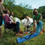 Xxerciz Camp Chair Replacement Bag, 48 inches Heavy Duty Large Storage Bag, Nylon Folding Chair Carry Bag with Shoulder Strap Foldable Blue for Outdoor Camping Travel (Chair is not Included)