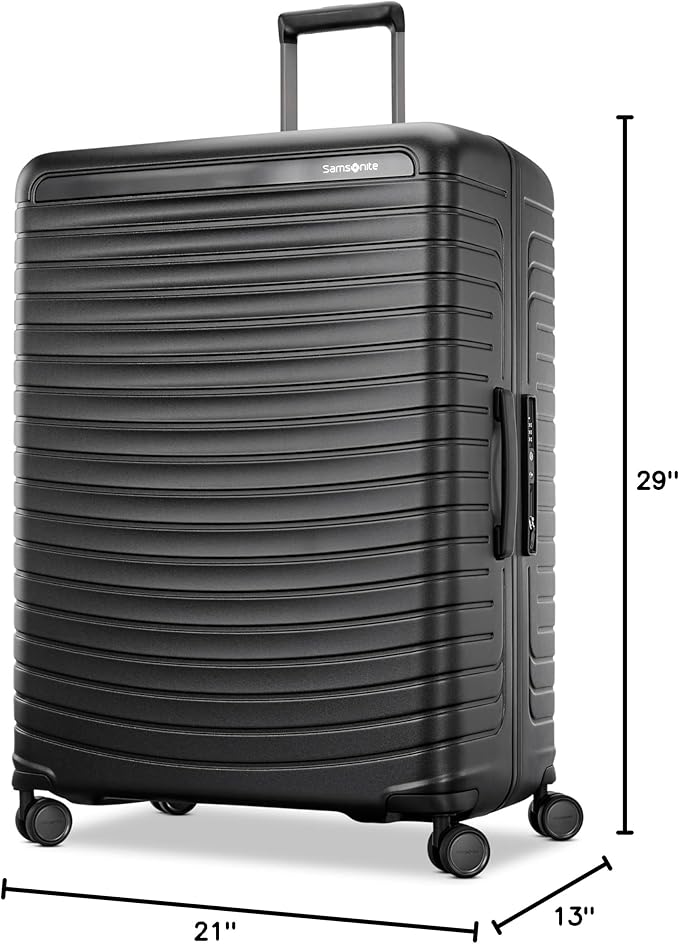 Samsonite Framelock Max Hardside Luggage with Spinner Wheels, Lightweight zipper-less