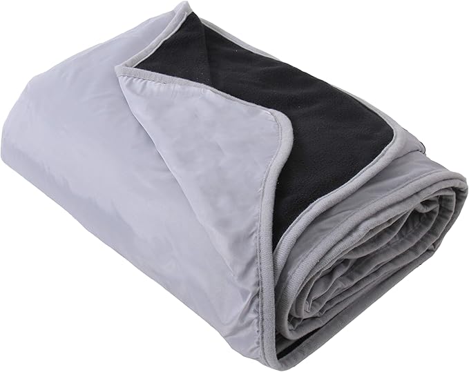 Threadart Outdoor Rainproof & Windproof Thick Stadium Blanket | for Camping, Picnic, Sports, Festivals, Football, Baseball, Concerts, Parks, Beach 55" x 79"